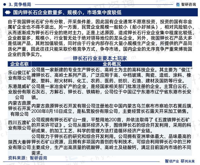 2024-2030年中国钾长石行业市场供需态势及发展前景研判报告(图3)